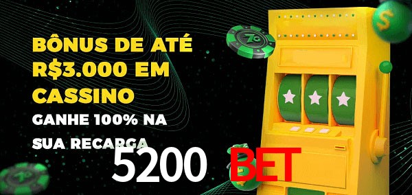 5200 Bet melhor bônus de depósito